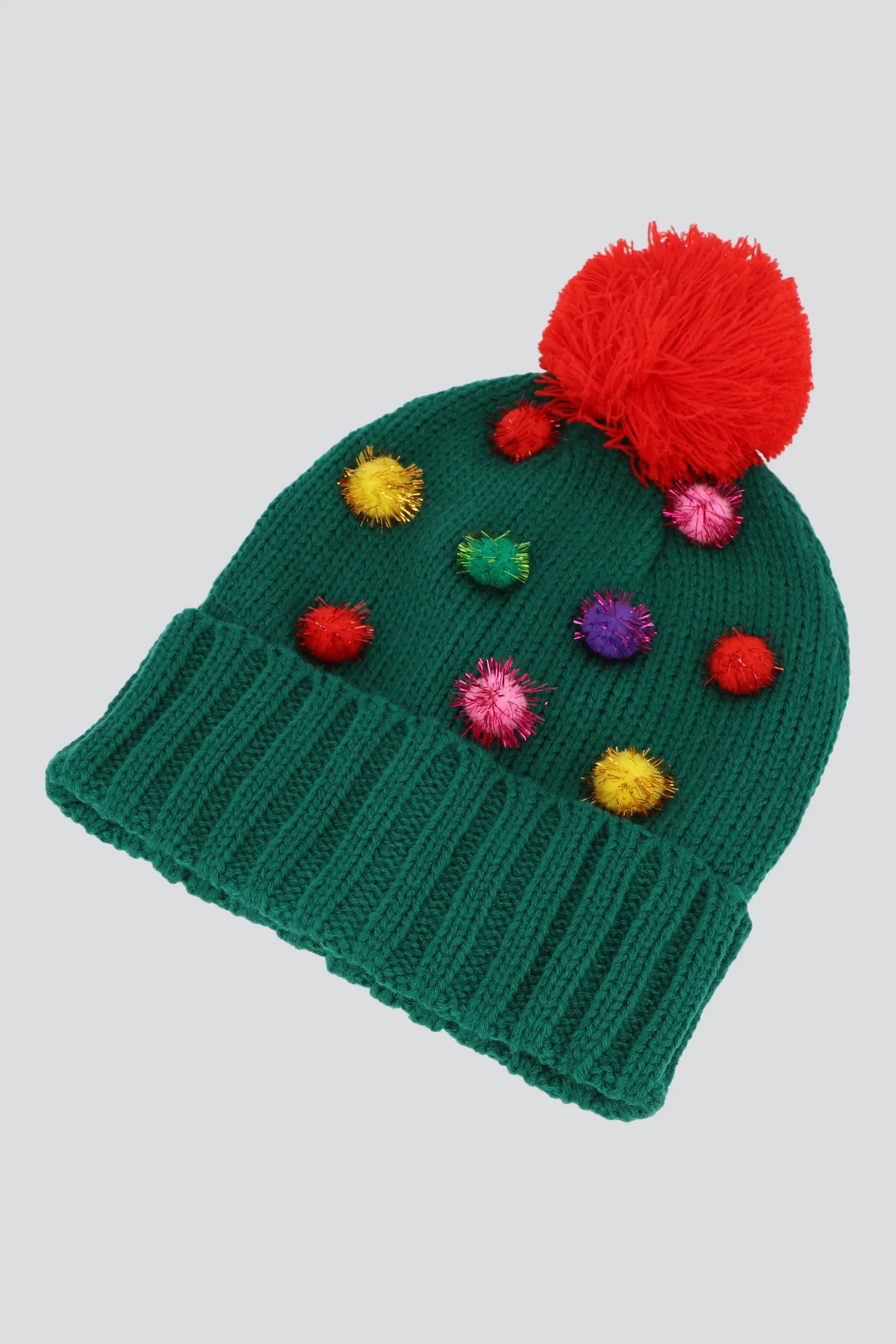 Beanie navideño pompones sold by Shasa product image thumbnail 2