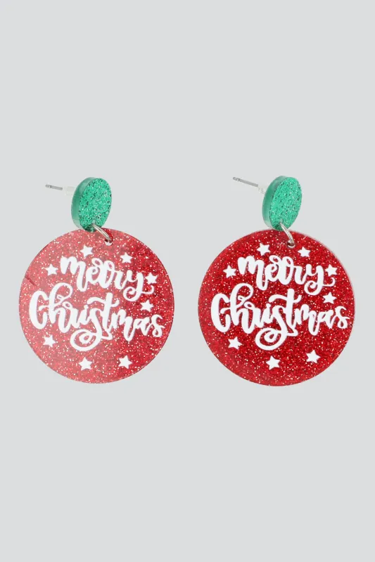 ARETES CIRCULO MERRY CHRISTMAS sold by Shasa