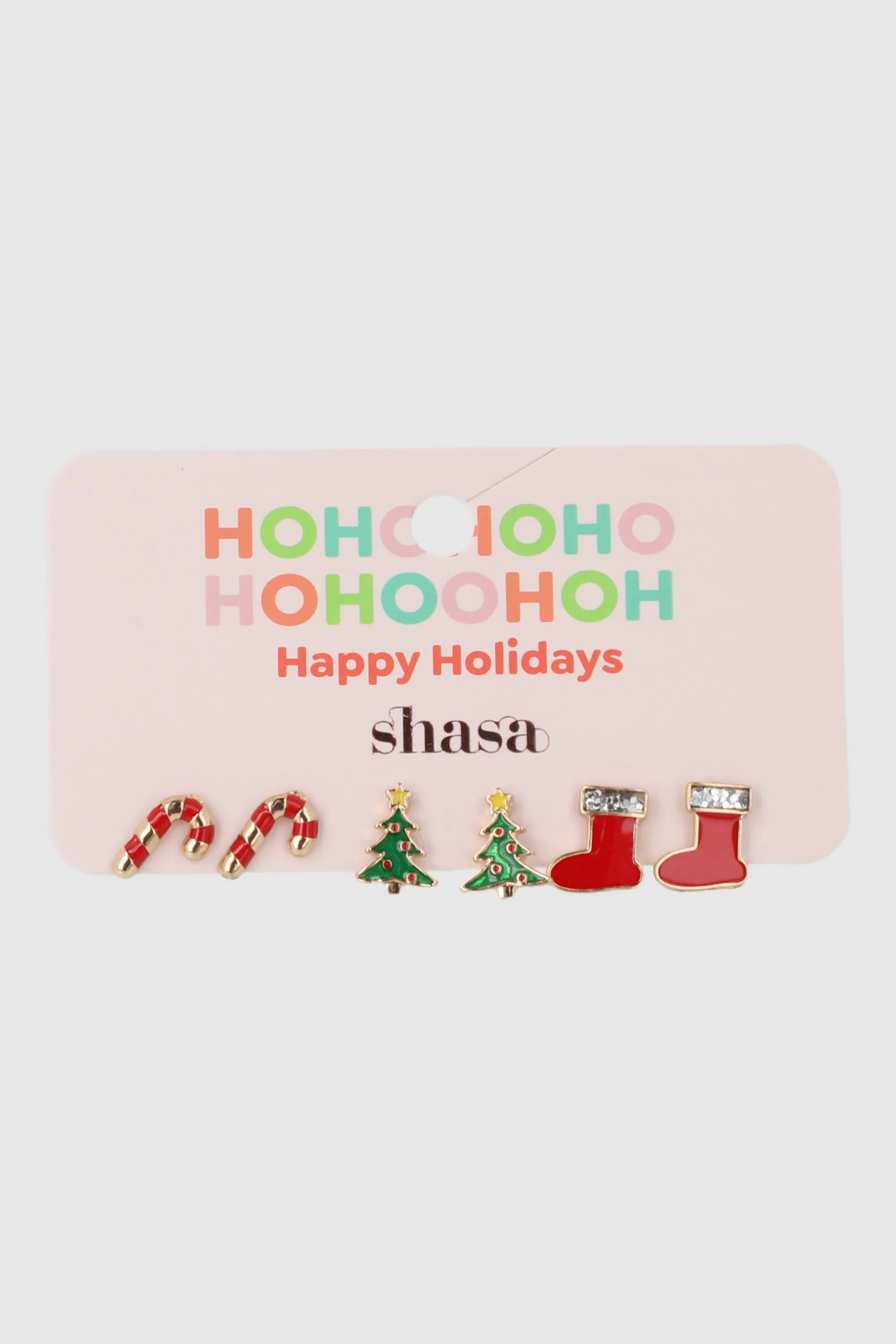 3 PR ARETES NAVIDAD sold by Shasa