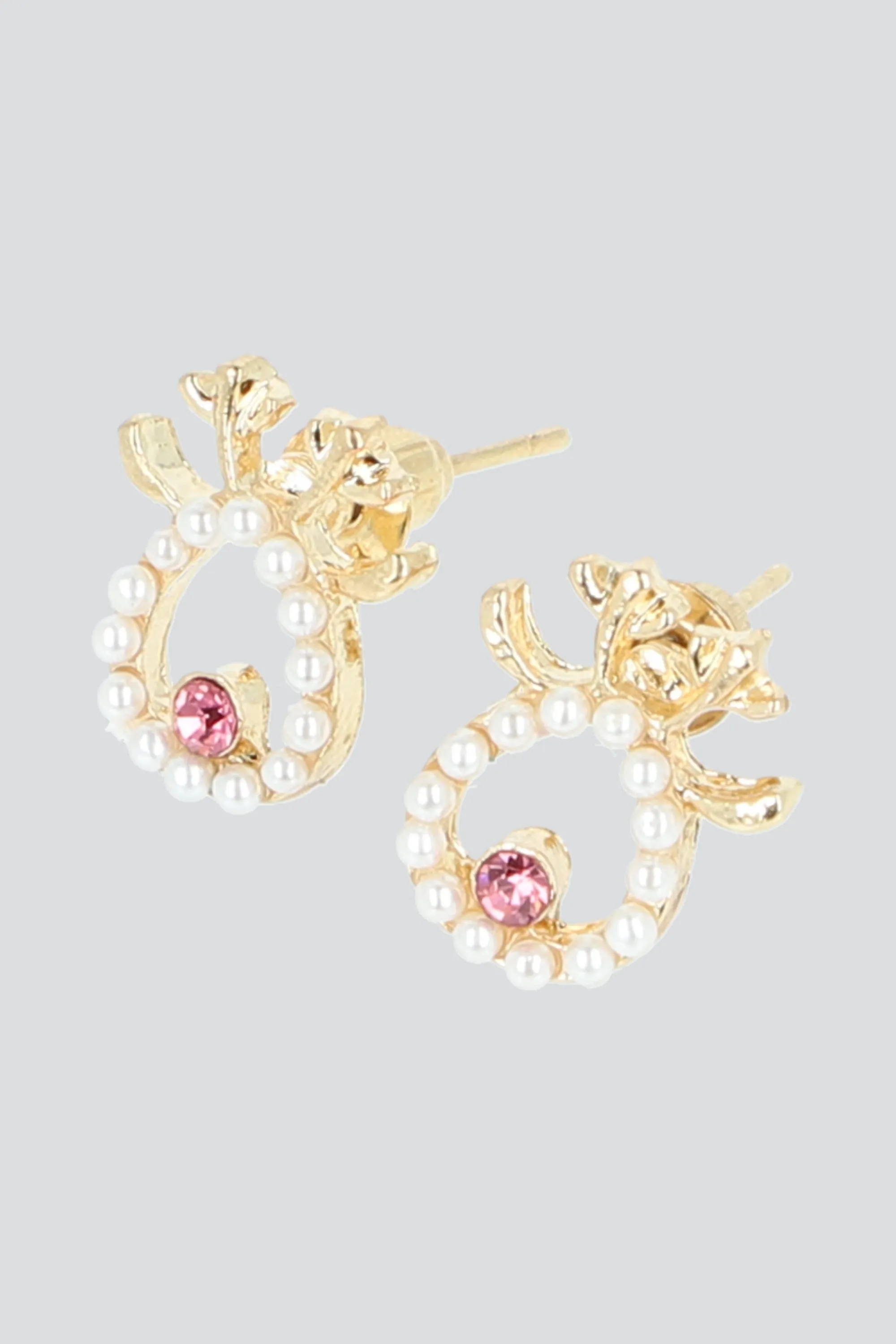 Aretes reno mini perlas sold by Shasa product image thumbnail 2