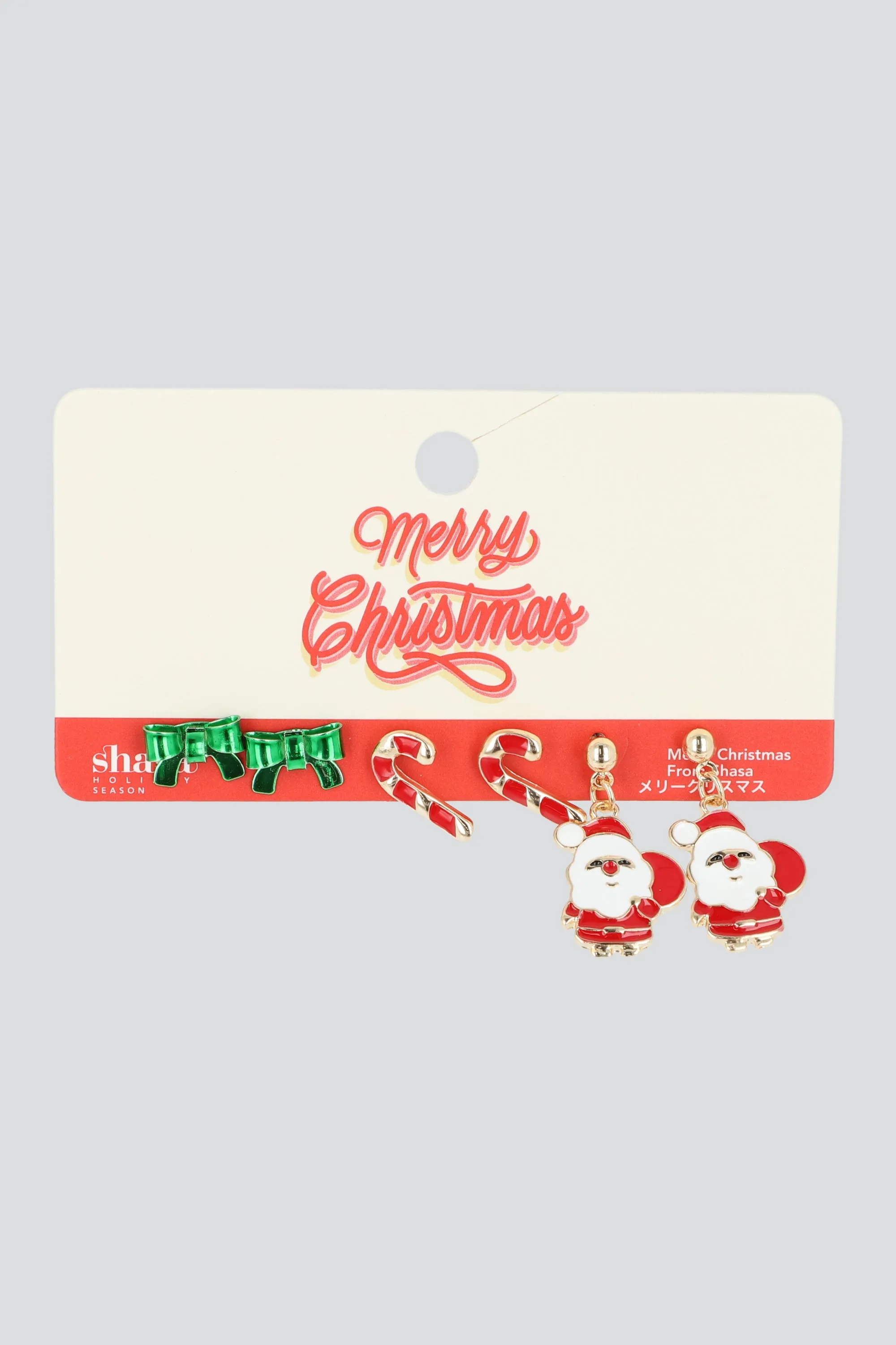 3 PR ARETES SANTA sold by Shasa