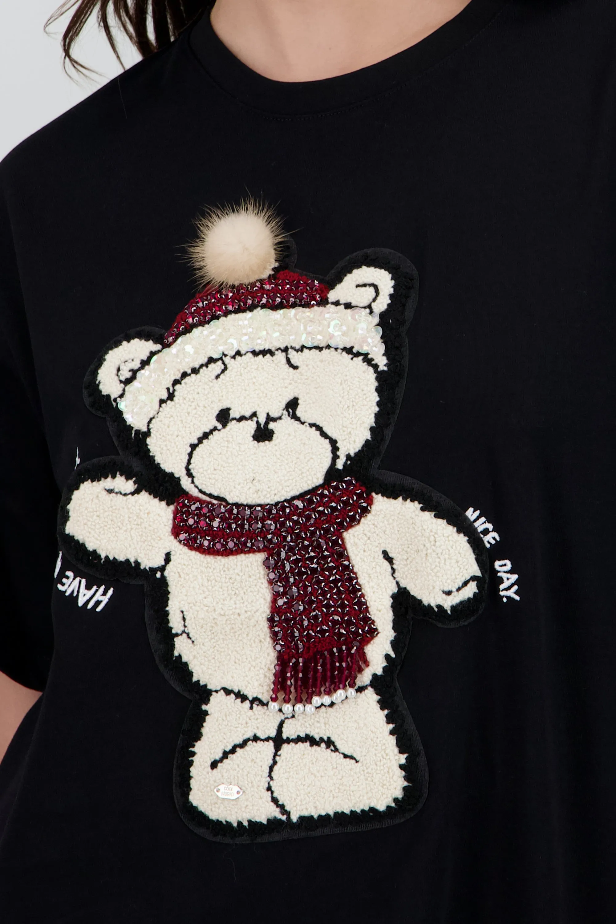 Playera manga corta oso textura sold by Shasa product image thumbnail 5