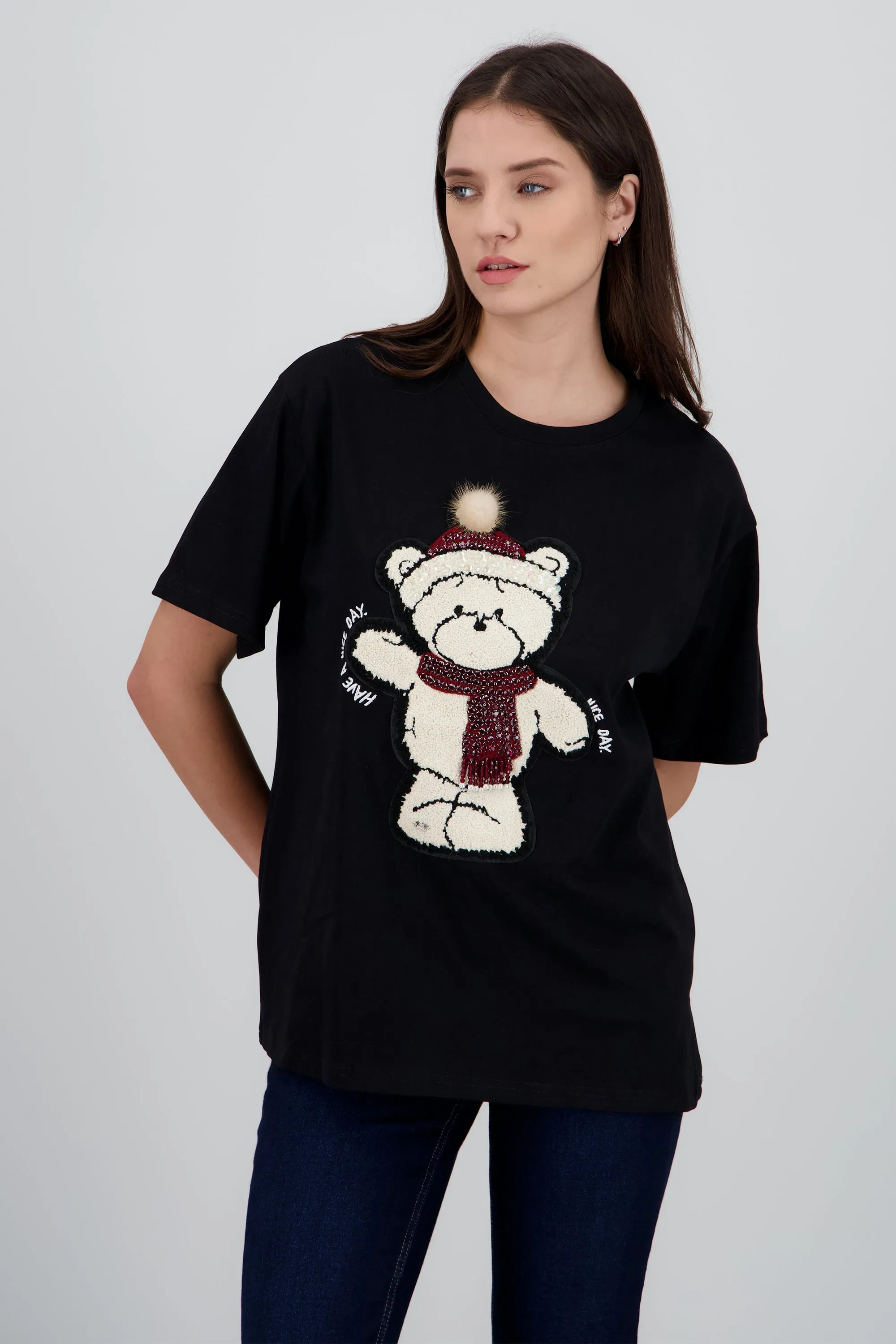 Playera manga corta oso textura sold by Shasa product image thumbnail 2