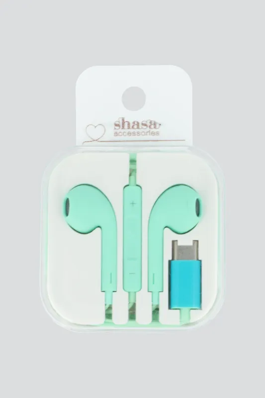 Audifonos color pastel tipo c sold by Shasa