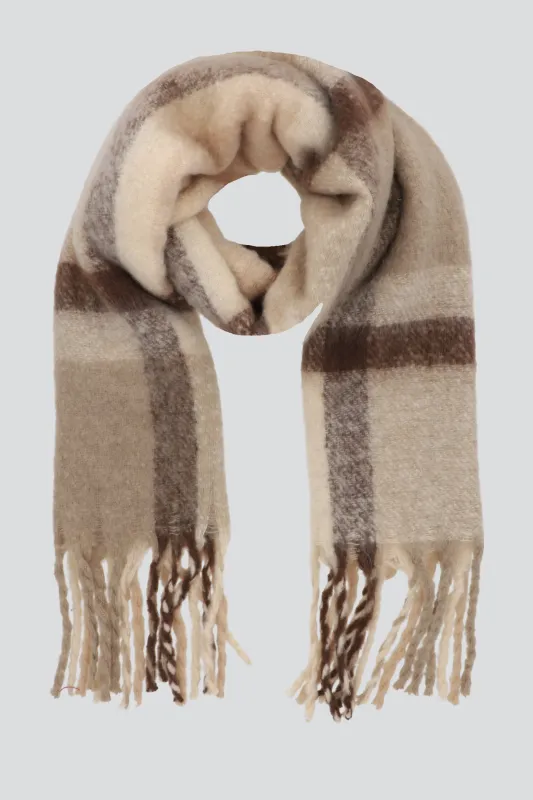 Bufanda cuadros terreos sold by Shasa