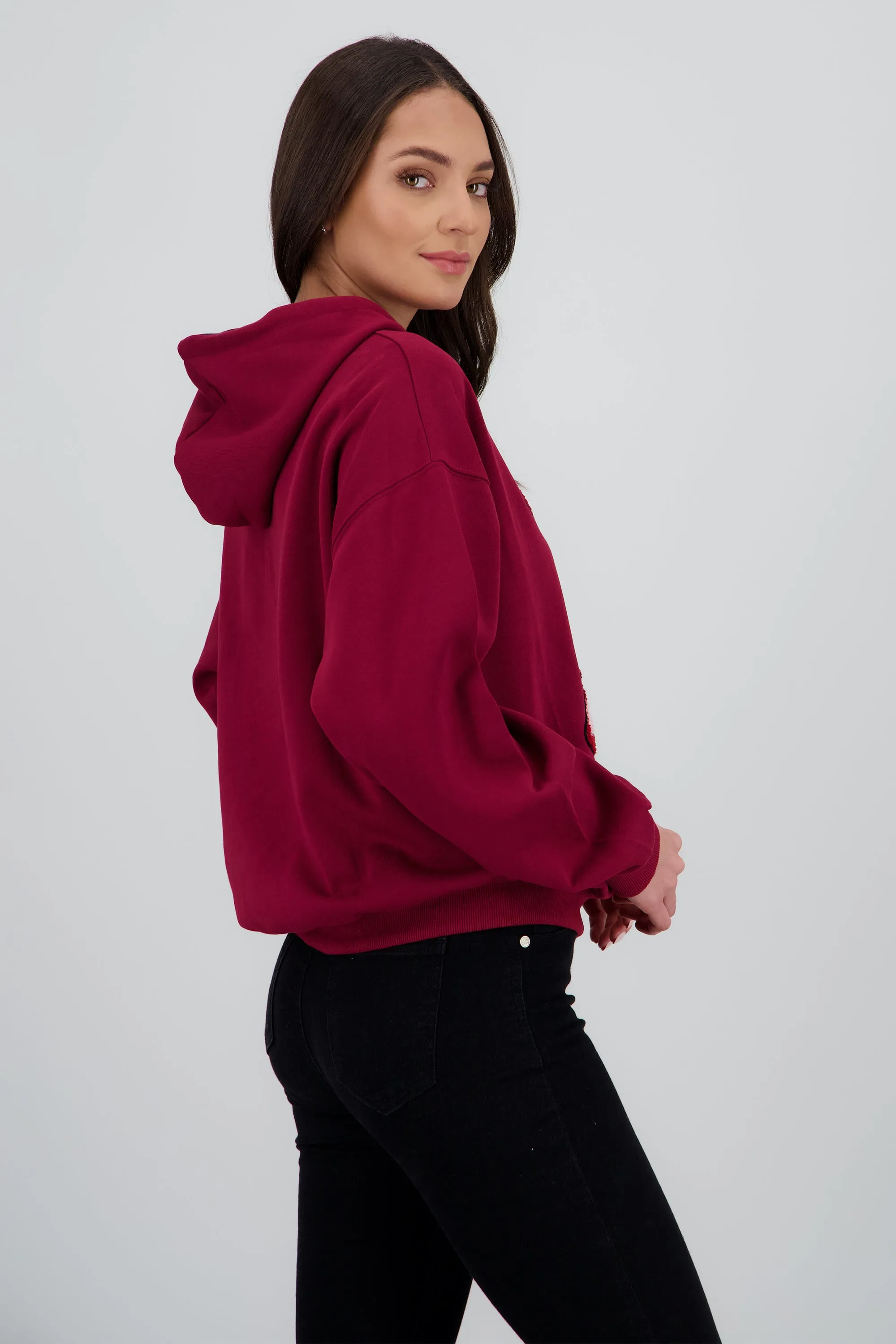 Sudadera con gorro estampado cherry sold by Shasa product image thumbnail 3