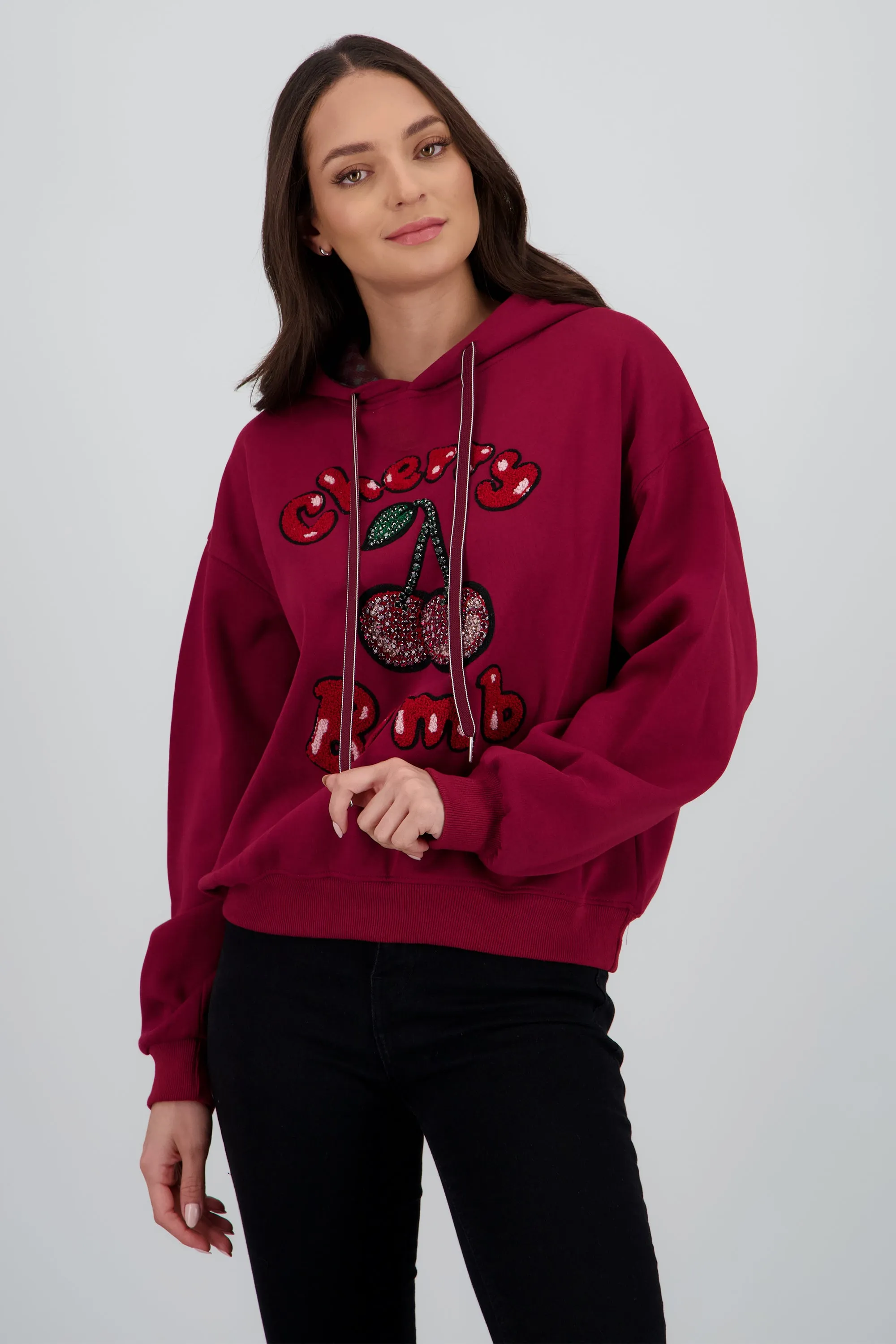 Sudadera con gorro estampado cherry sold by Shasa product image thumbnail 2