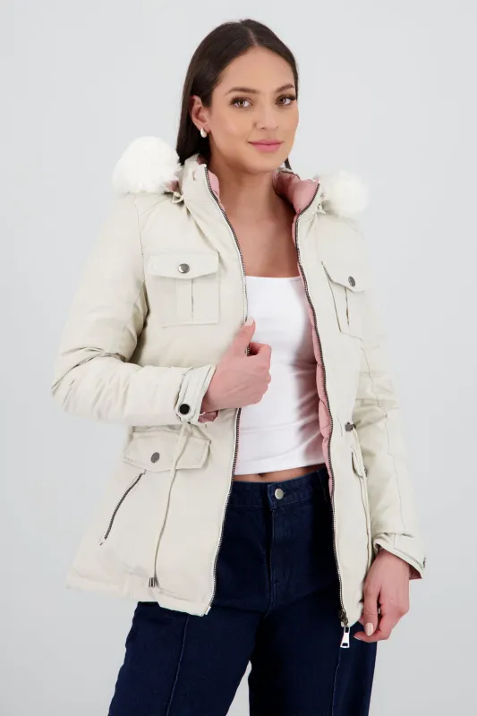 Chamarra capitonada doble vista sold by Shasa