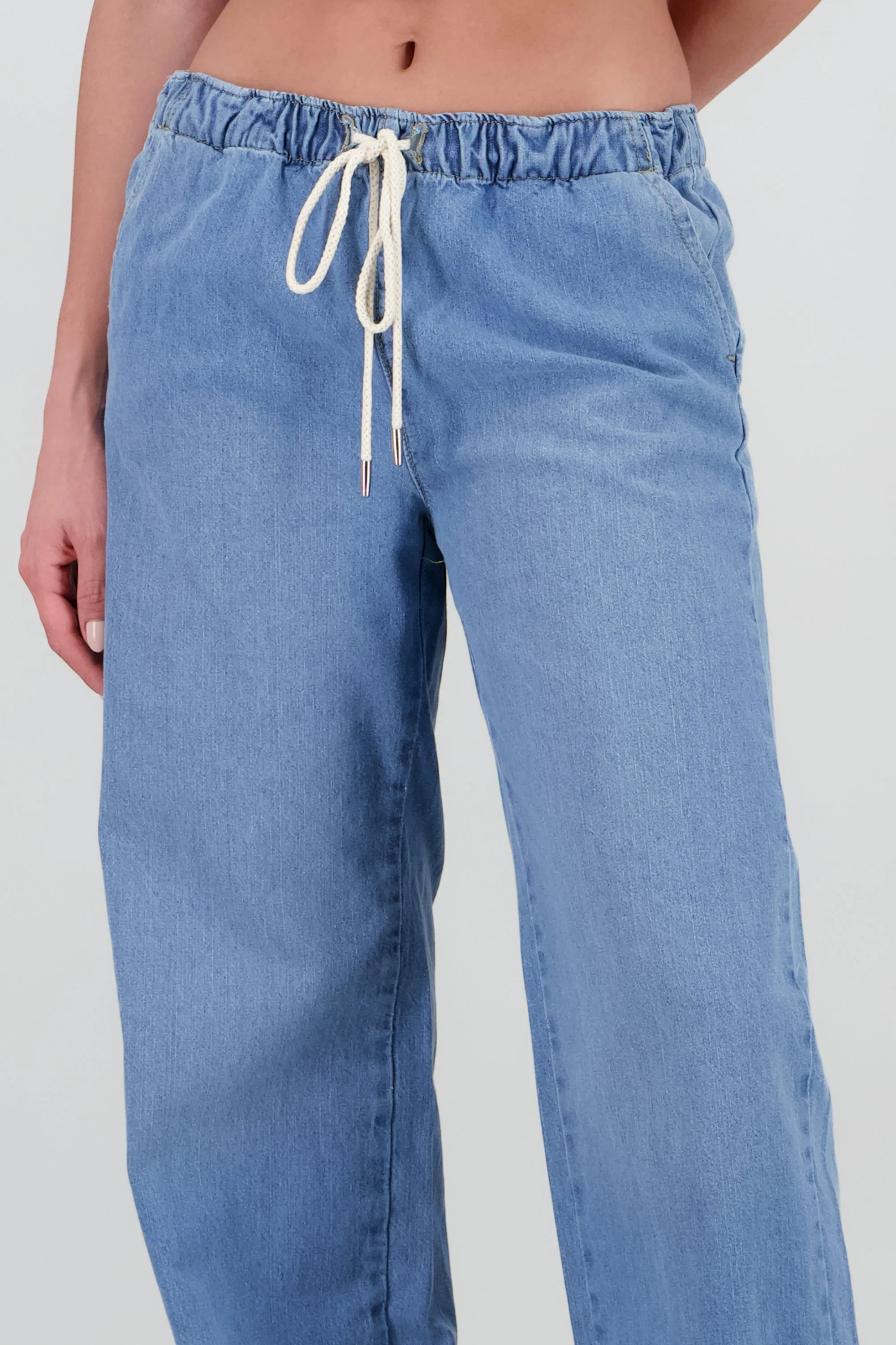 Pantalón de denim con cordón de ajuste sold by Shasa product image thumbnail 5