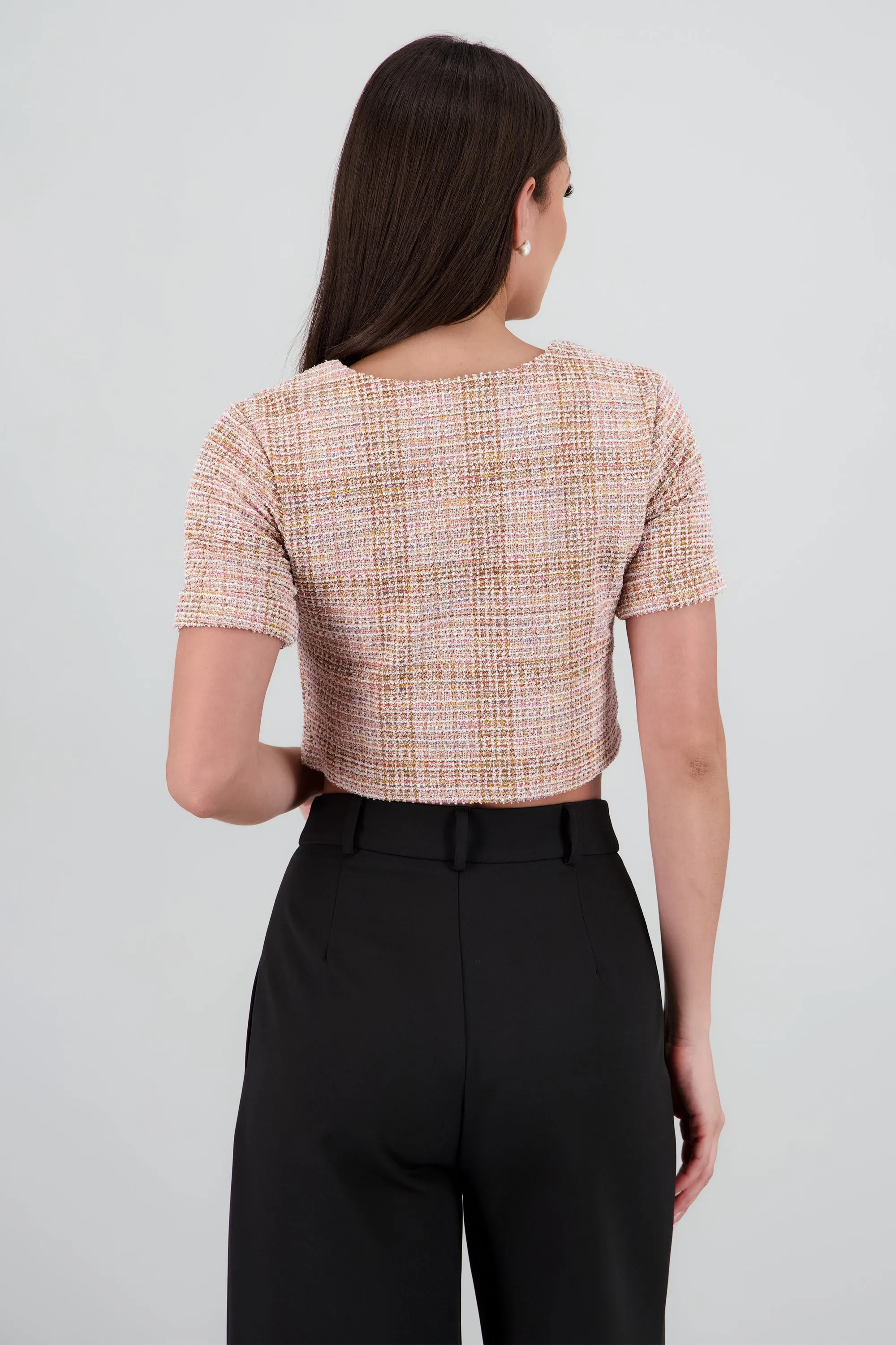 Blusa botones tweed sold by Shasa product image thumbnail 4
