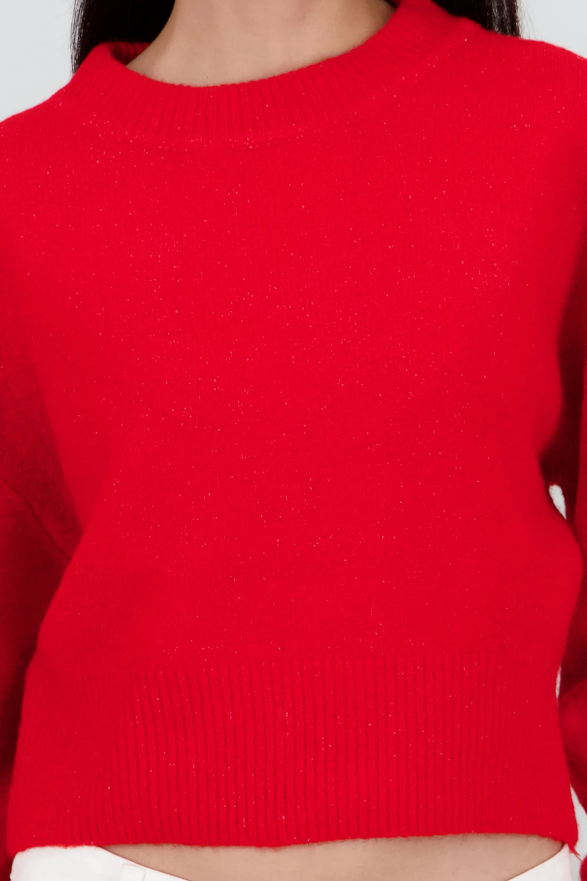 Sueter de cuello redondo manga larga suave sold by Shasa product image thumbnail 5