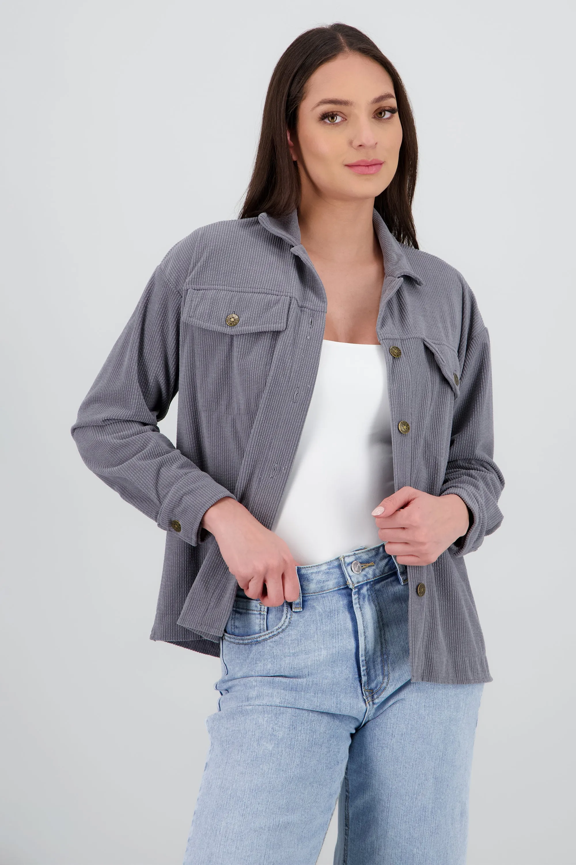 Sobrecamisa bolsas pana sold by Shasa