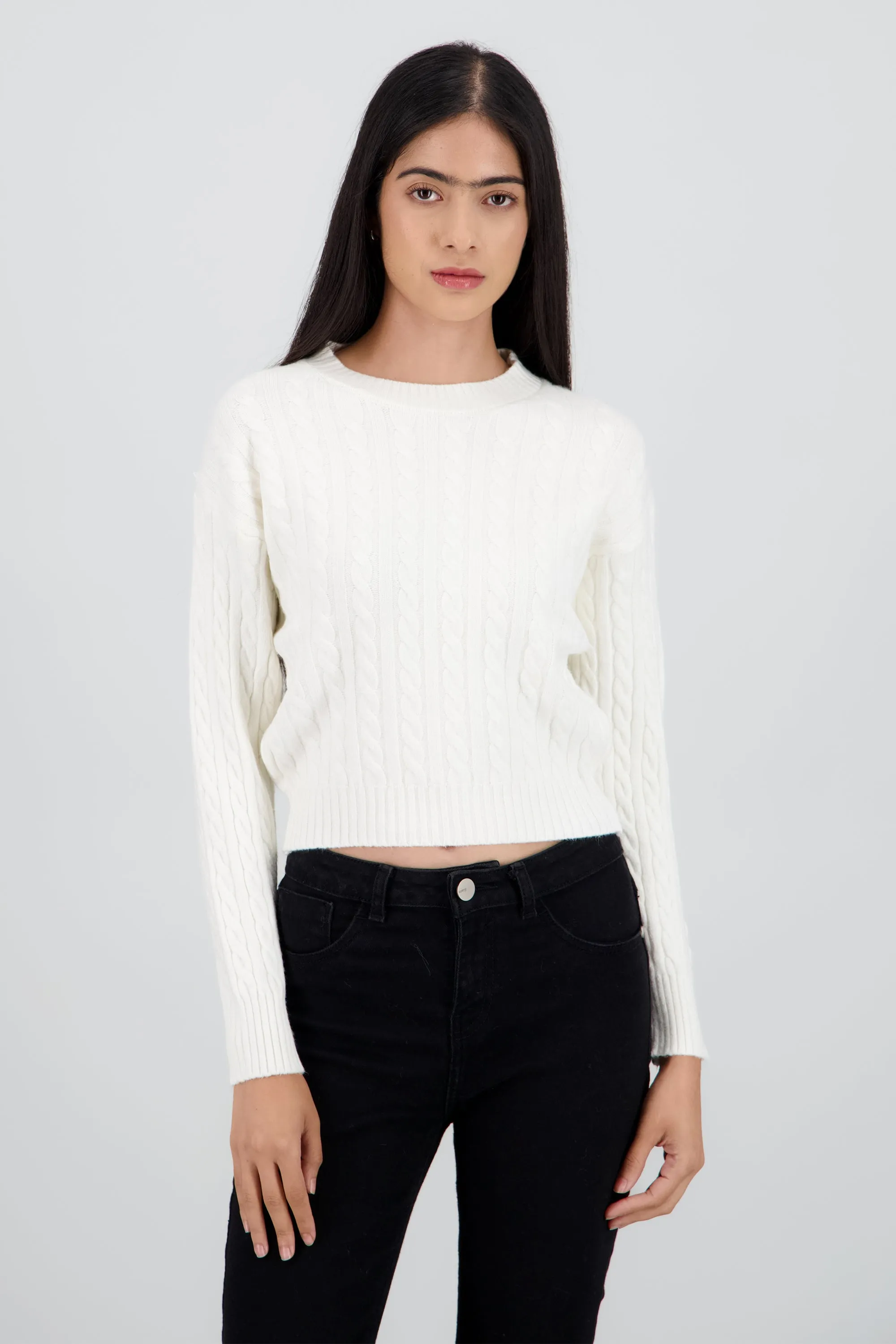 Sueter acanalado de manga larga sold by Shasa