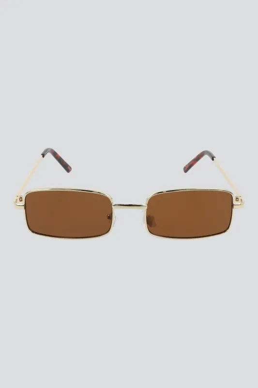 Lentes oscuros rectangulares sold by Shasa