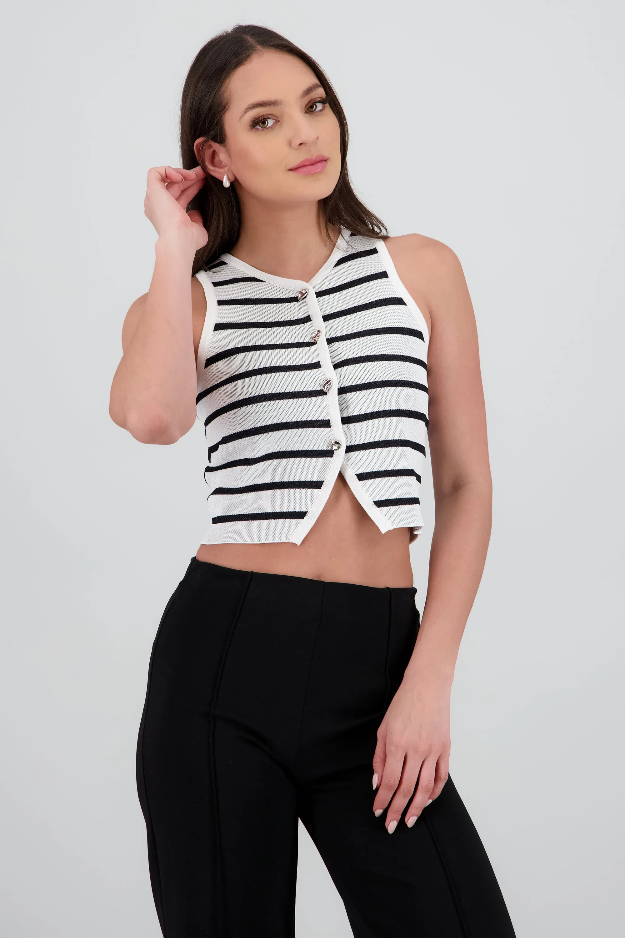 Chalecos rayas crop sold by Shasa product image thumbnail 2