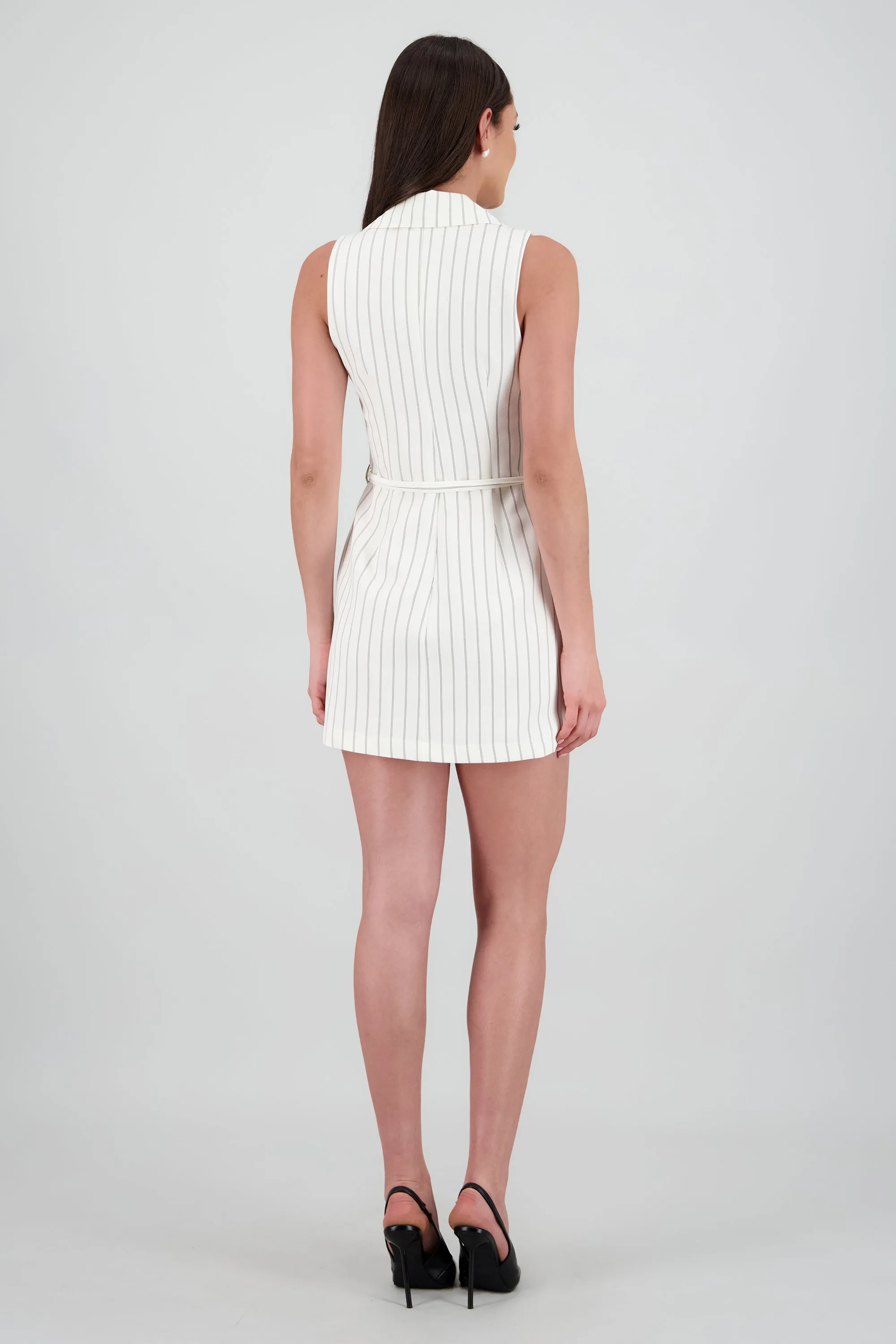 Vestido blazer sin mangas con cinto sold by Shasa product image thumbnail 4