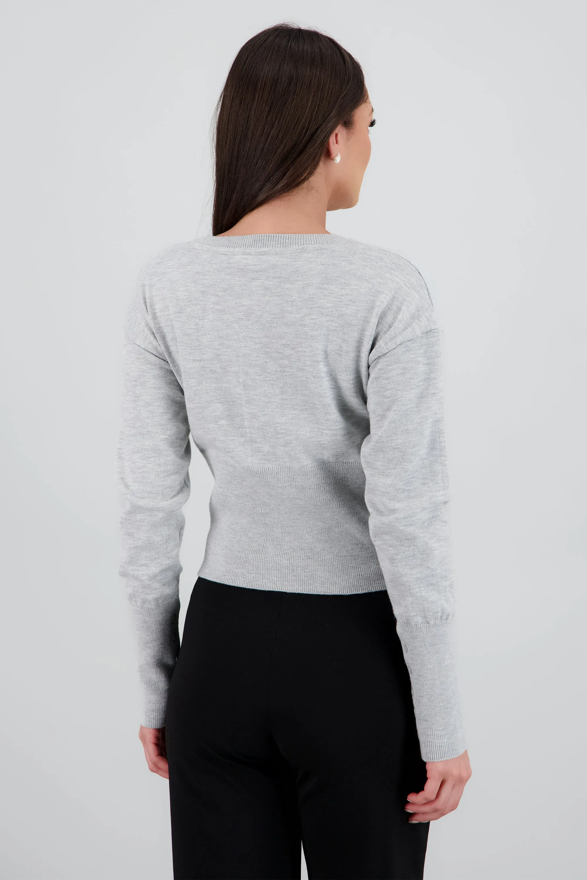 Cardigan con botones liso sold by Shasa product image thumbnail 4