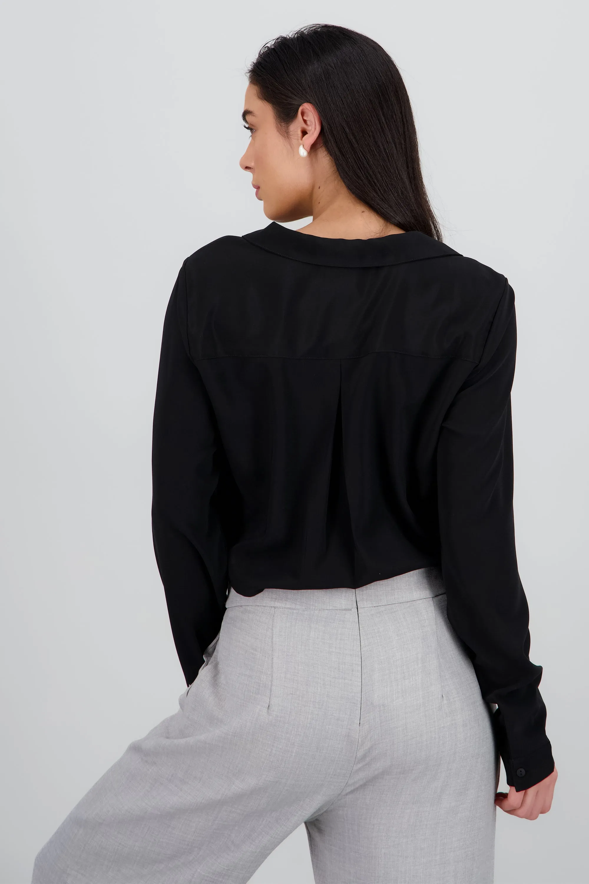 Camisa lisa manga larga sold by Shasa product image thumbnail 4