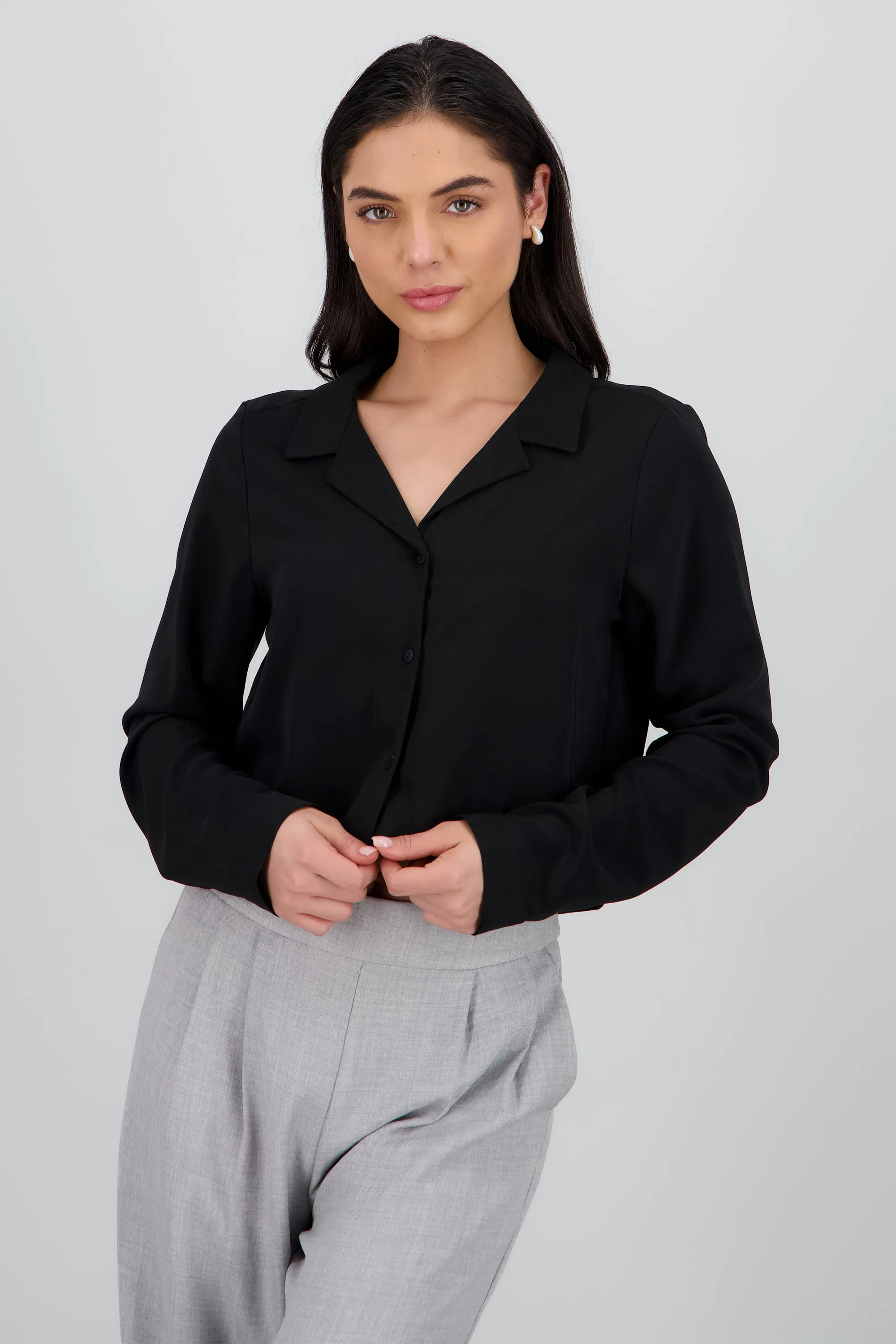 Camisa lisa manga larga sold by Shasa product image thumbnail 2