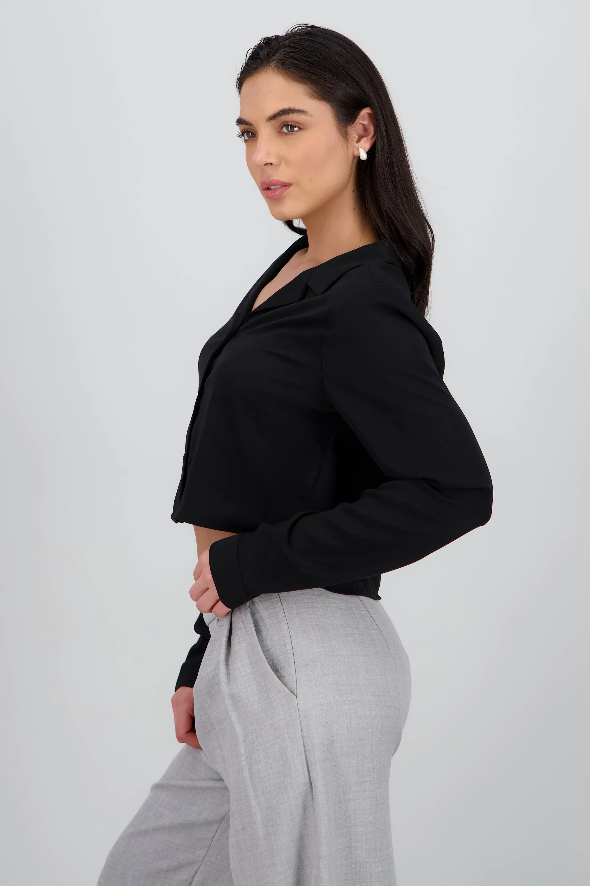 Camisa lisa manga larga sold by Shasa product image thumbnail 3