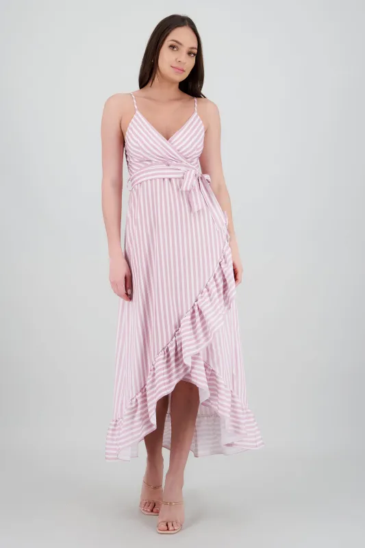 Vestido midi olanes rayas sold by Shasa