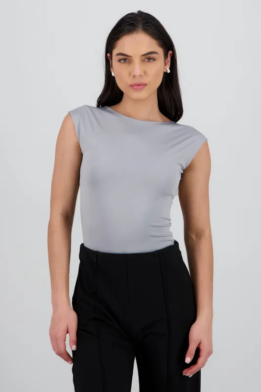 Bodysuit liso escote redondo sold by Shasa