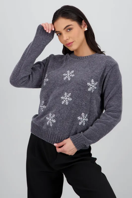 Sueter navideño copos sold by Shasa