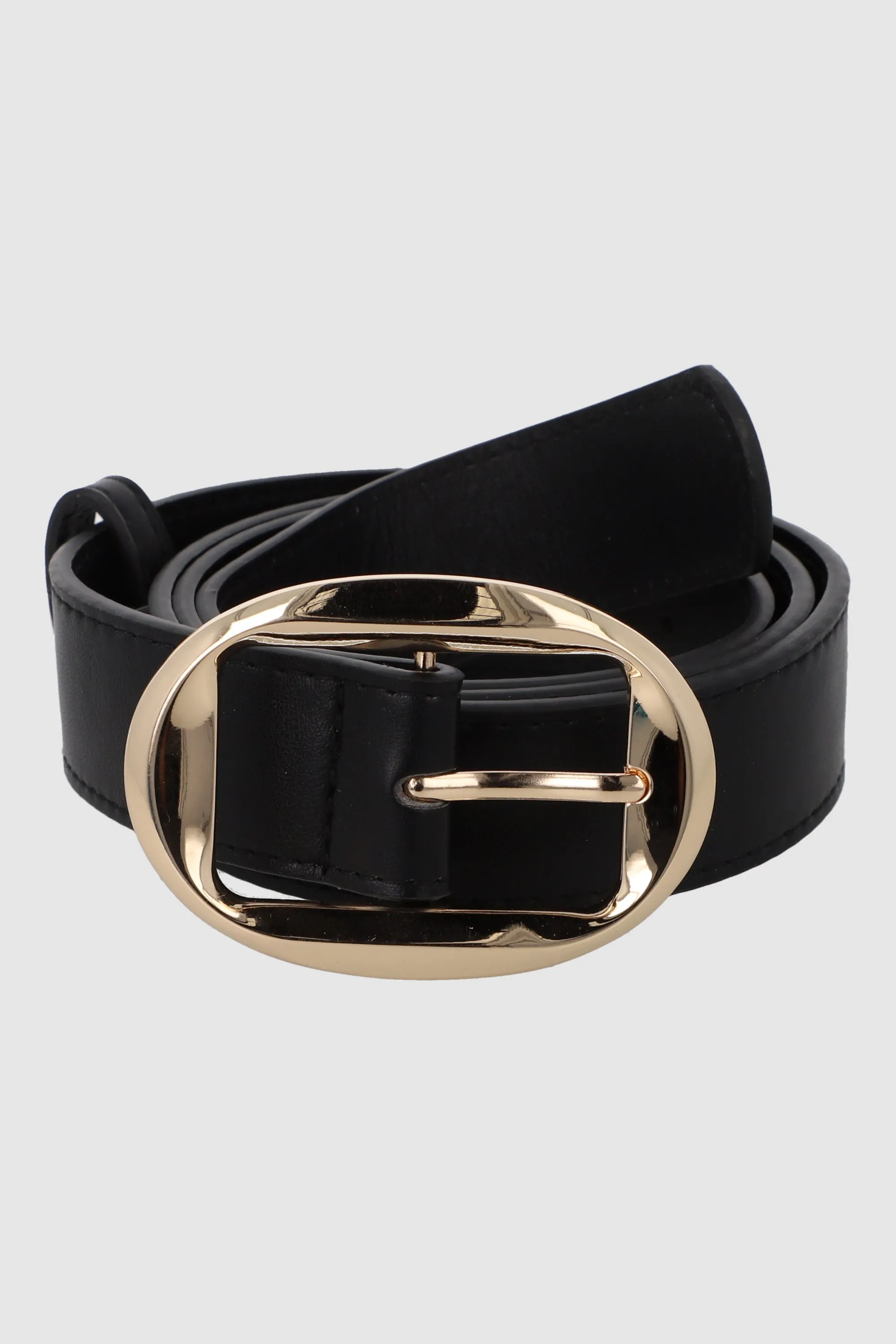 Cinturon liso hebilla ovalada metalica sold by Shasa product image thumbnail 2