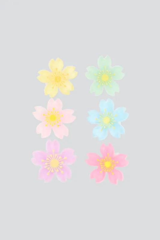 Set 6 flores shoe charm sold by Shasa