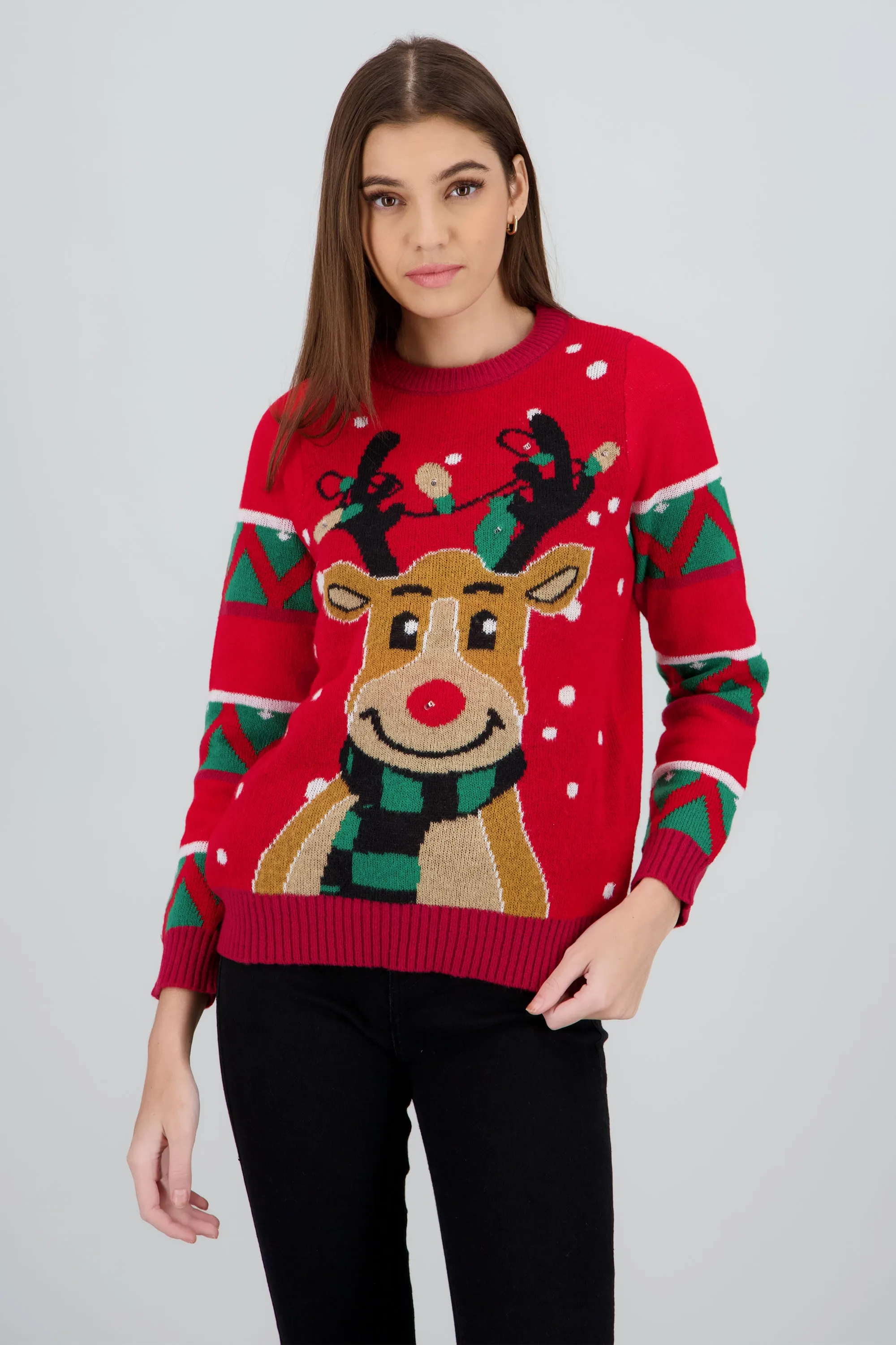 Sueter reno grecas con luces y música sold by Shasa product image thumbnail 2