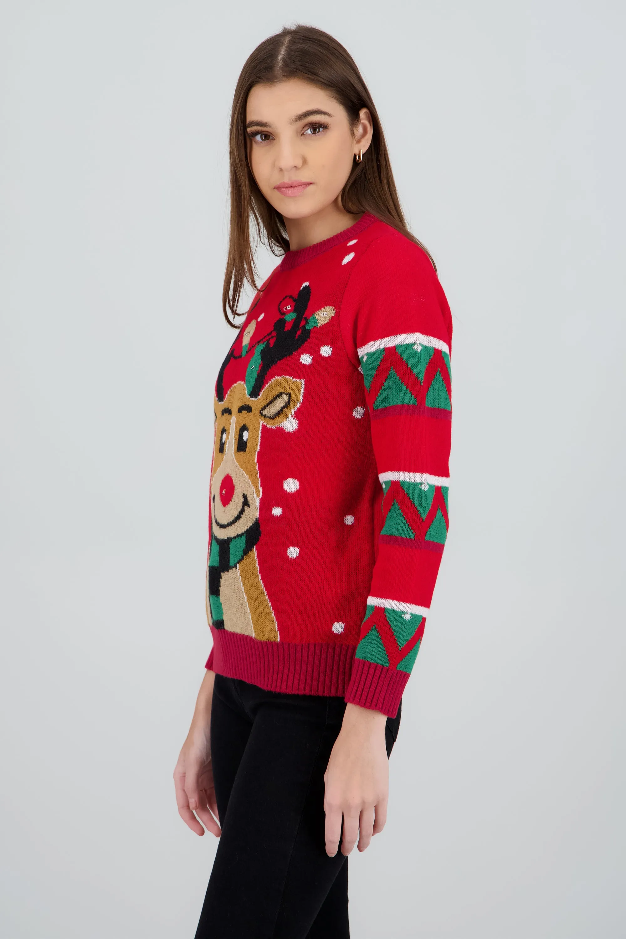 Sueter reno grecas con luces y música sold by Shasa product image thumbnail 3