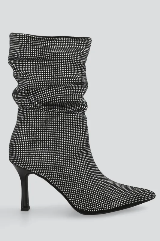 Botin slouchy full brillos sold by Shasa