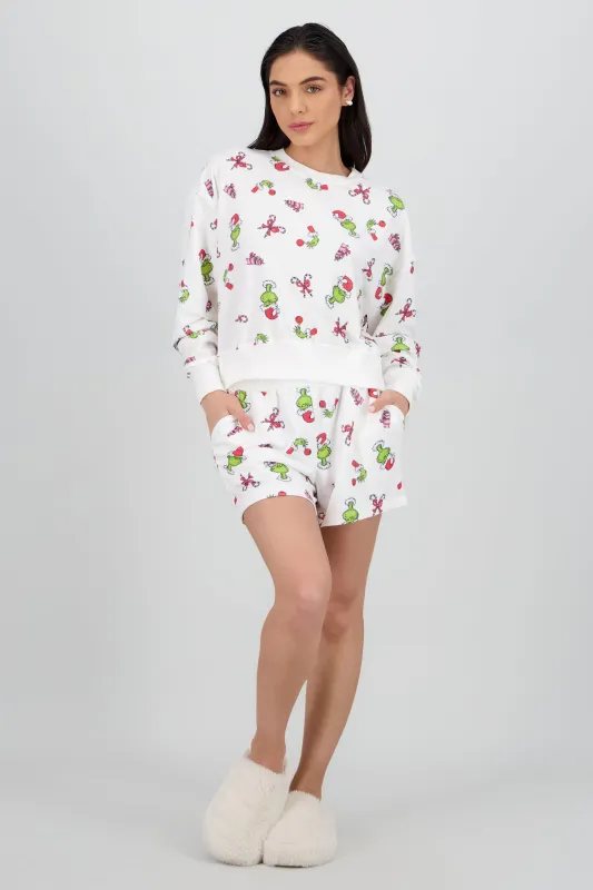Pijama Grinch sudadera short sold by Shasa
