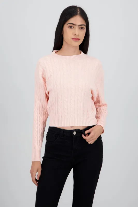 Sueter acanalado de manga larga sold by Shasa