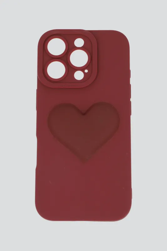 Funda cel iph 16 pro corazon 3d sold by Shasa
