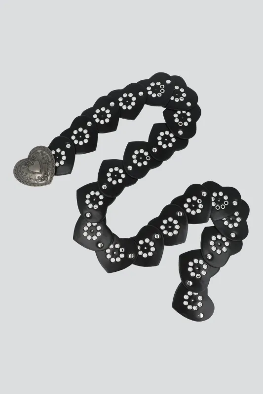 Cinturon corazones boho sold by Shasa