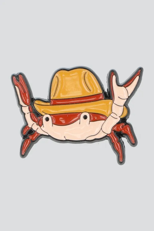 Pin cangrejo con sombrero sold by Shasa