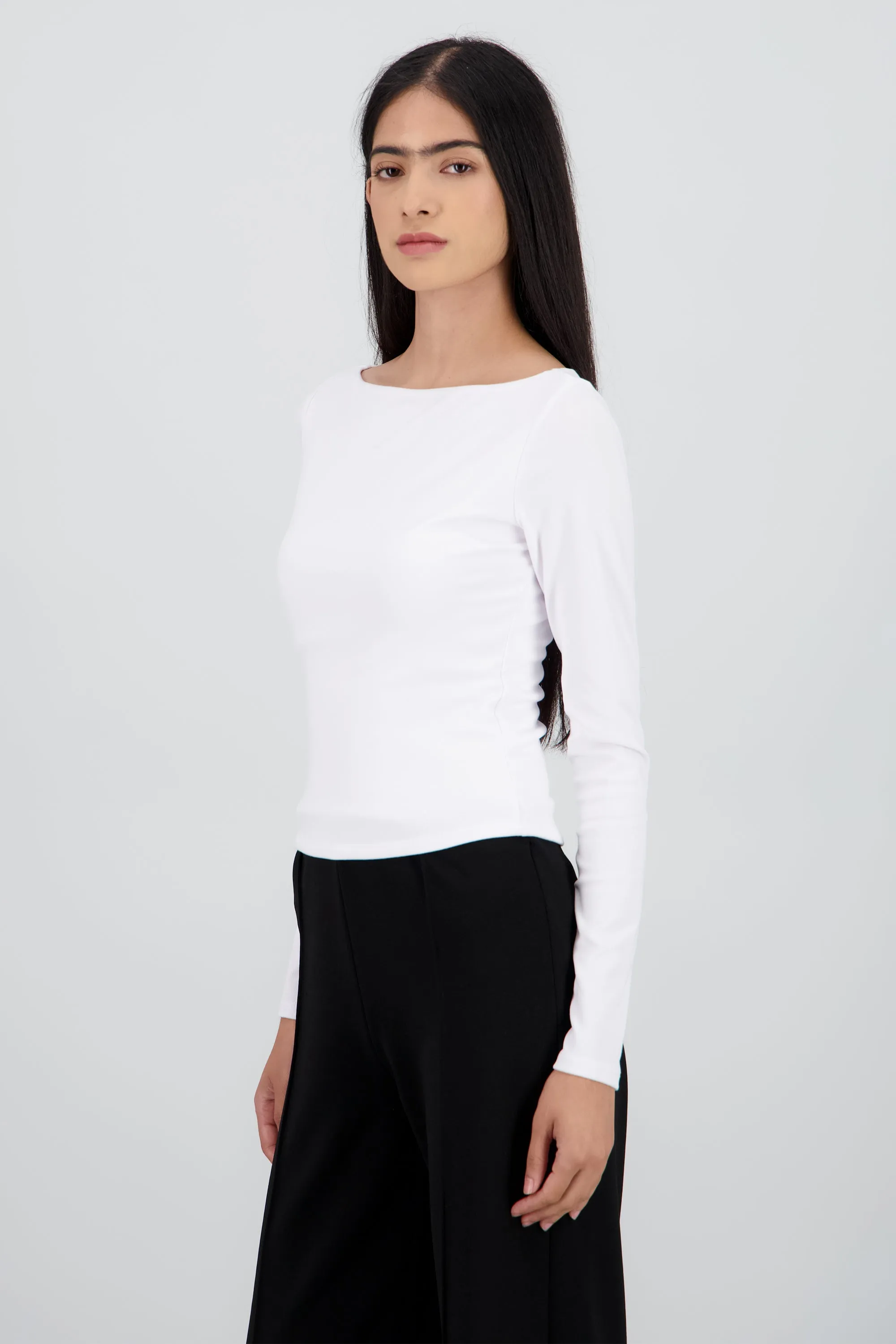 Top escote barco manga larga sold by Shasa product image thumbnail 3