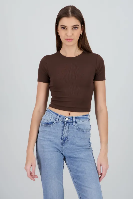 Top manga corta doble tela sold by Shasa