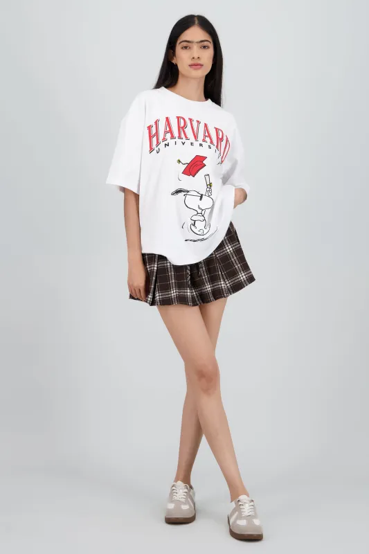 Playera snoopy harvard sombrero sold by Shasa