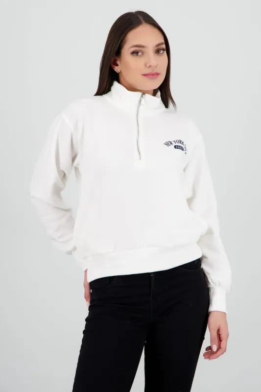 Sudadera New York City cierre sold by Shasa