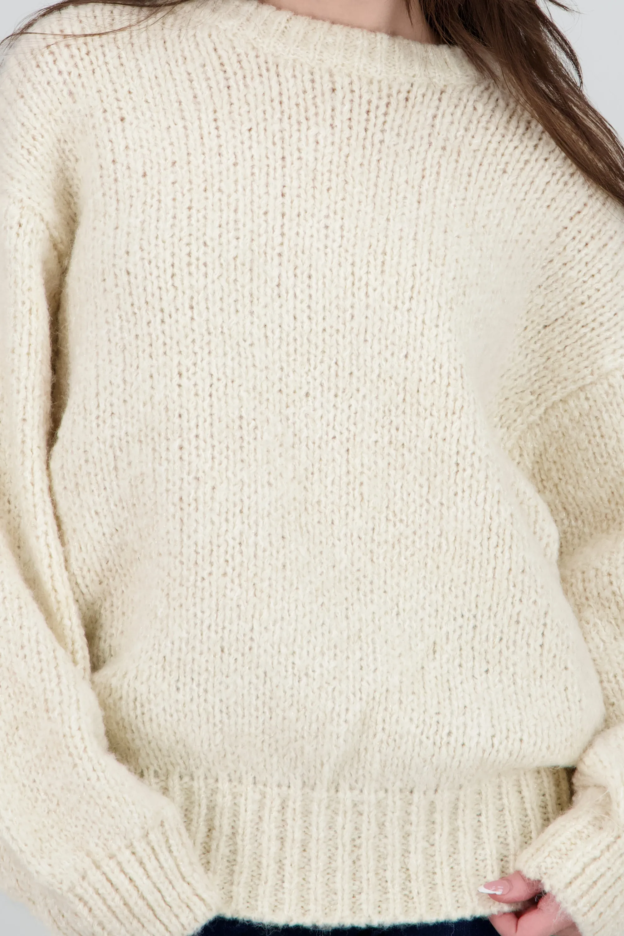 Sueter oversized con lurex sold by Shasa product image thumbnail 5