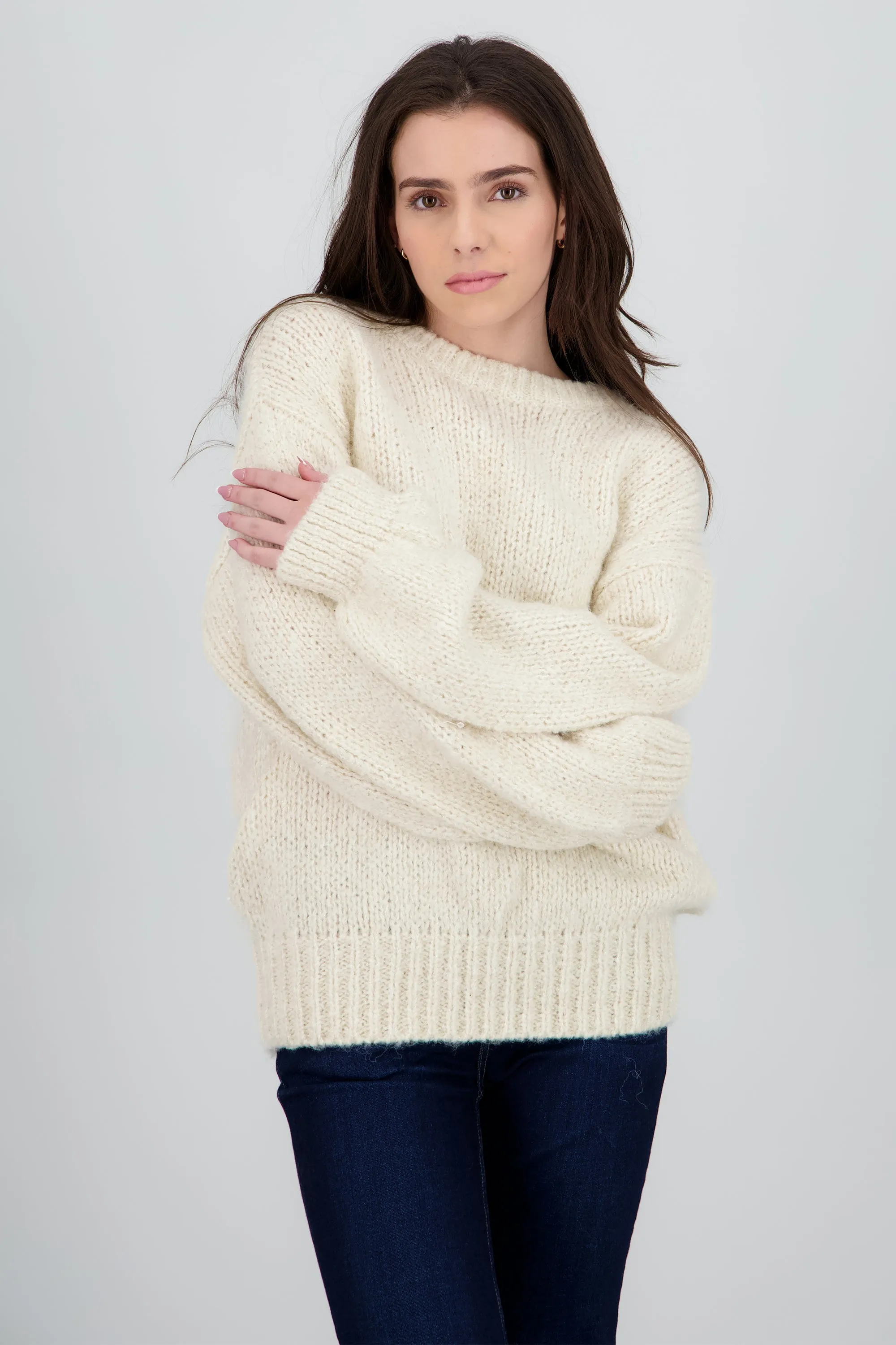 Sueter oversized con lurex sold by Shasa product image thumbnail 2