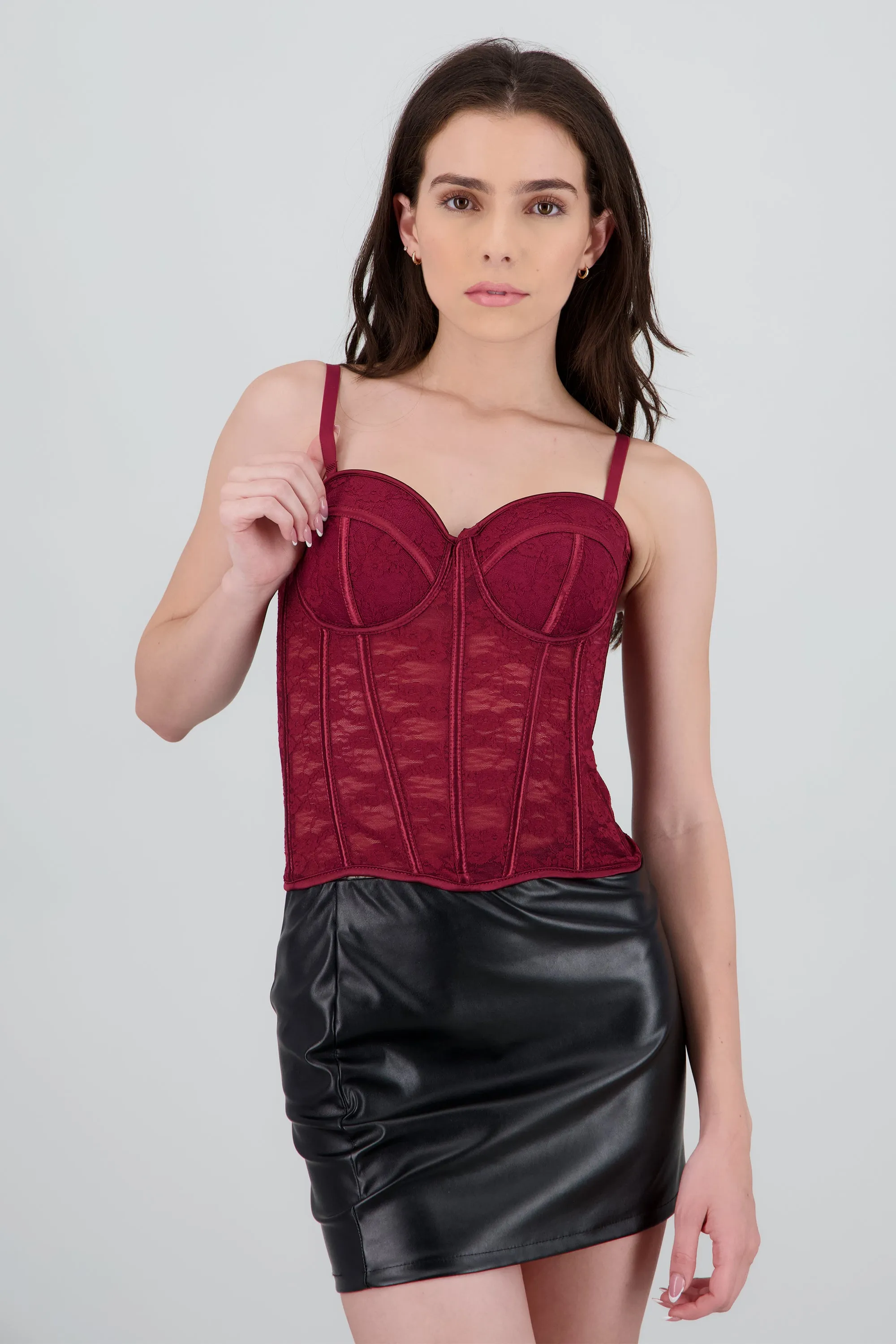 Corset copas encaje liso sold by Shasa product image thumbnail 2