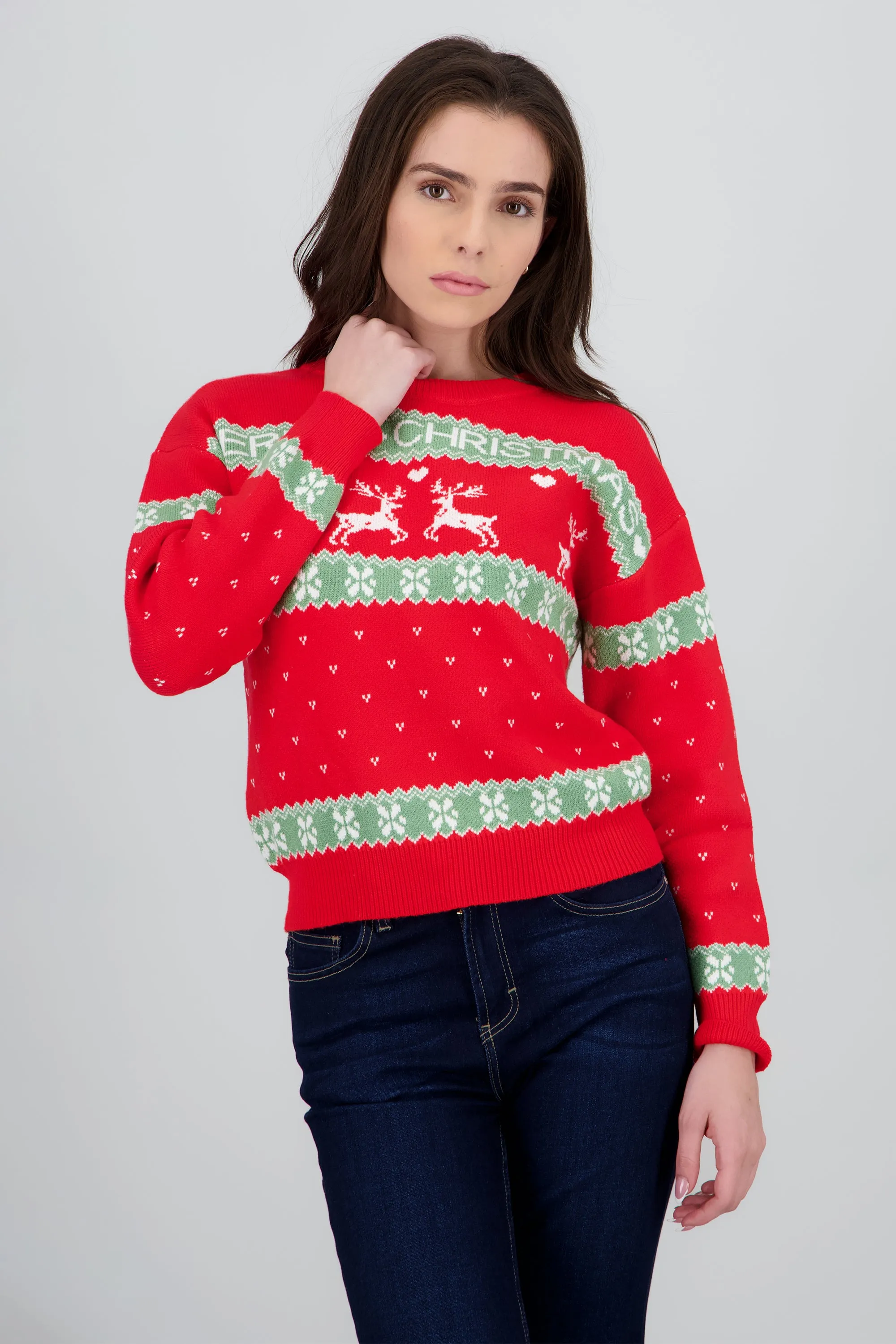 Sueter navidad con mini corazones sold by Shasa product image thumbnail 2