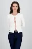 Sueter tejido con botones detalle cut out sold by Shasa