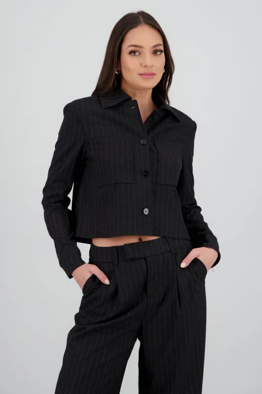 Camisa lisa m/l detalle tela sold by Shasa