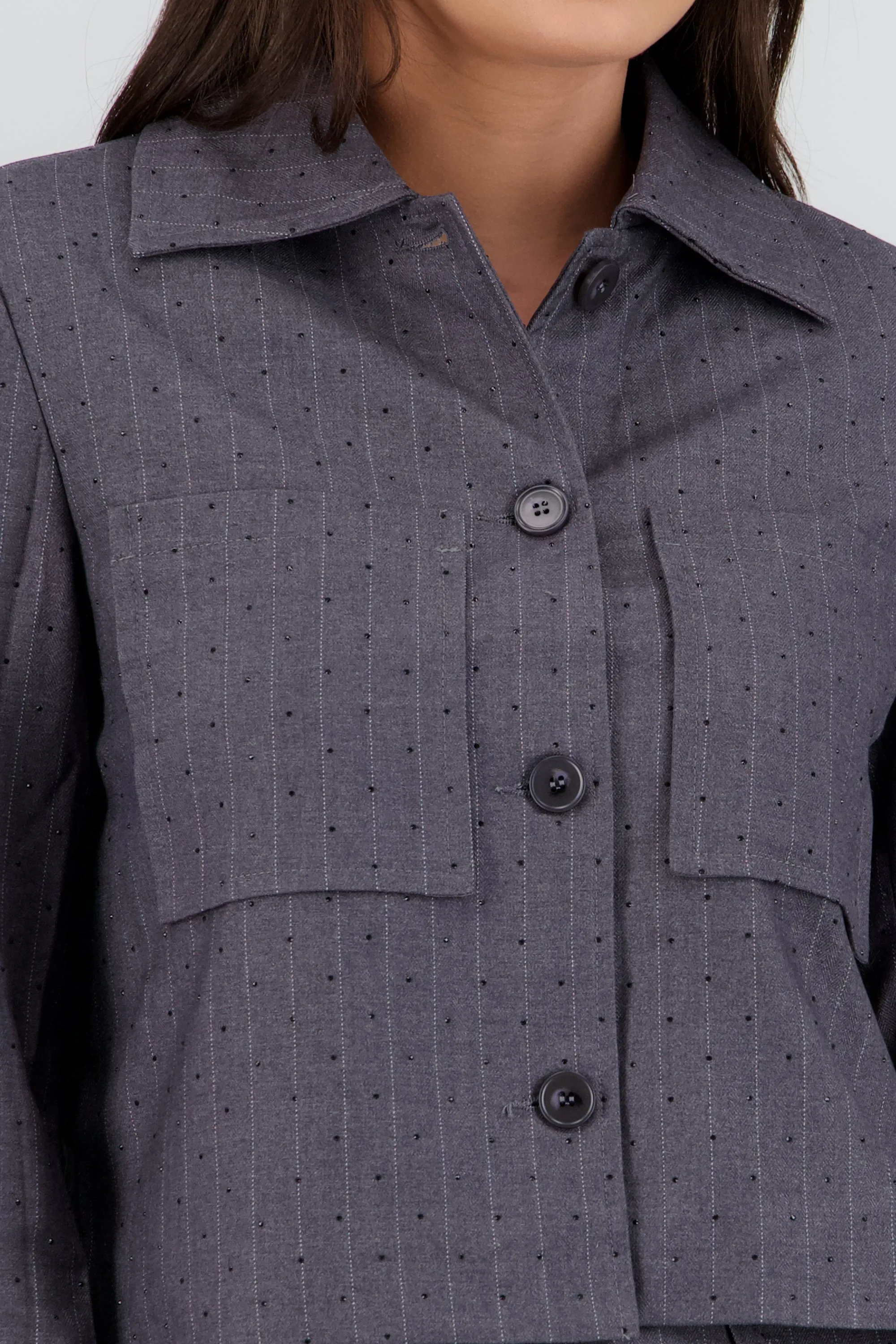 Camisa lisa m/l detalle tela sold by Shasa product image thumbnail 5