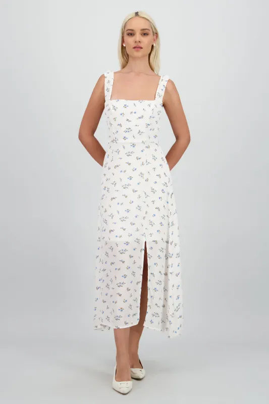 Vestido maxi mini flores sold by Shasa