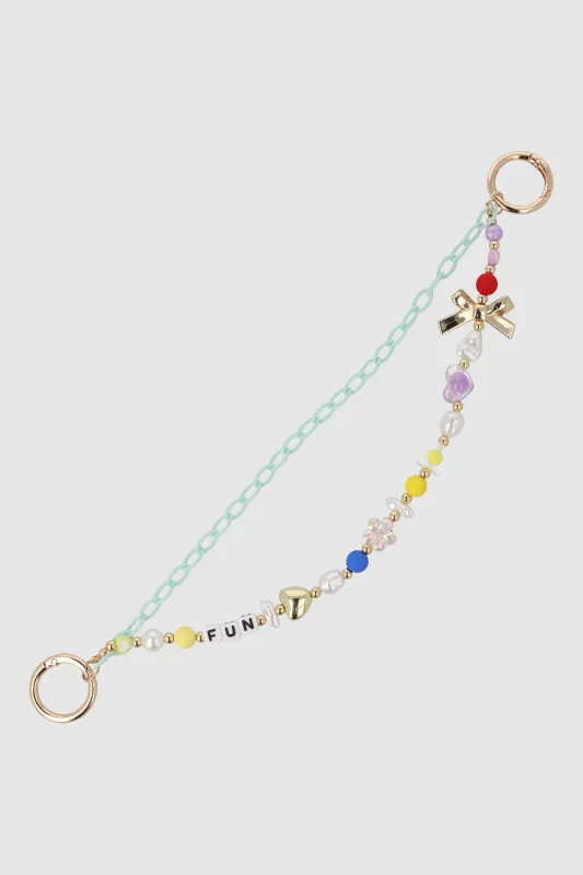 LLAVERO CHARM BAG CADENA BEADS sold by Shasa